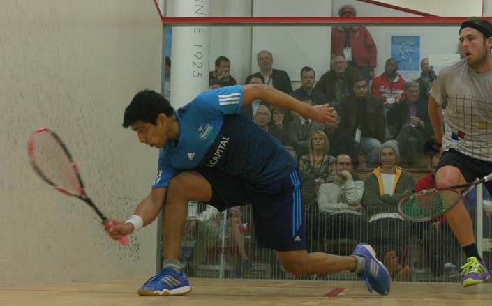 Saurev Ghosal battled Ryan Cuskelly to win in four. (MCO photo)