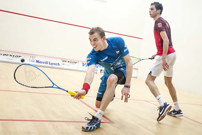 After faltering at the end of Game One, Matthew stormed back to even the match. (Photo by Bryan Mitchell for BAC)