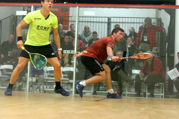 Mathieu Castagent was a step behind #2 seed Miguel Rodriguez in Wednesday's Round of 16. He lost in four.(MCO photo) 