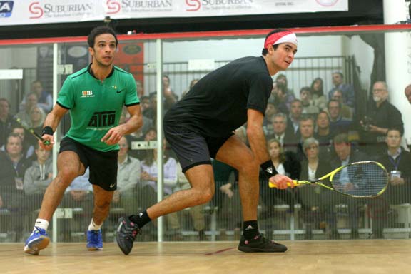 Elias dominated Gaem #1 before Abouelghar took charge in games 2 and 3. (MCO photo)